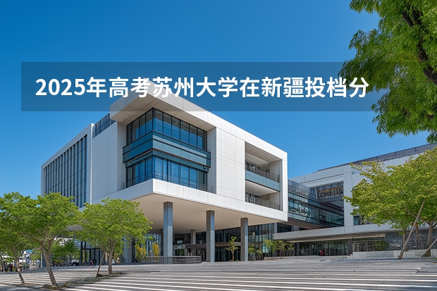 2025年高考苏州大学在新疆投档分数线