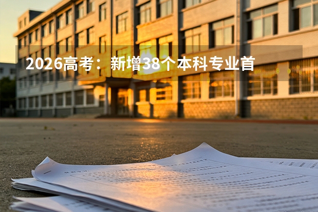 2026高考：新增38个本科专业首年招生，哪些新专业值得填报？