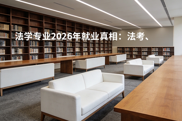 法学专业2026年就业真相：法考、律师、公务员，三条路怎么选？
