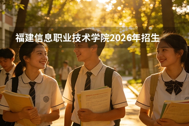 福建信息职业技术学院2026年招生计划