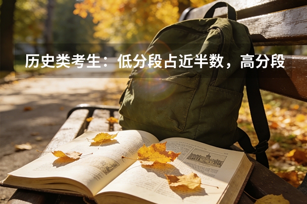 历史类考生：低分段占近半数，高分段锐减
