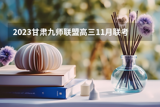2023甘肃九师联盟高三11月联考理综试卷及答案（更新中） 考神王后雄主编高考必刷原创卷，让高三一轮复习快速涨分