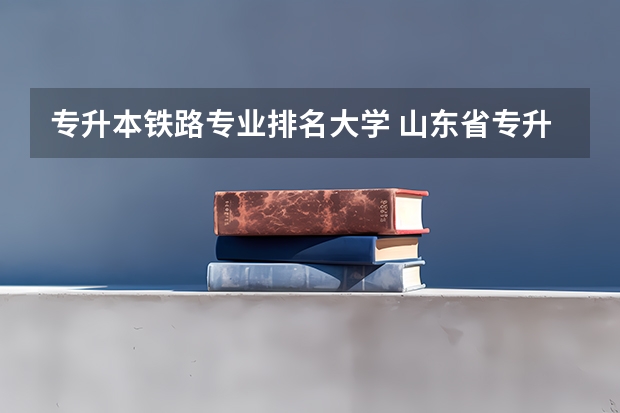 专升本铁路专业排名大学 山东省专升本学校排名和专业分数