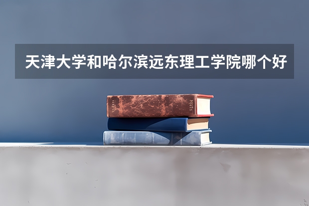 天津大学和哈尔滨远东理工学院哪个好 录取分数线对比