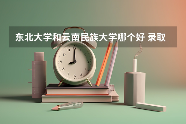 东北大学和云南民族大学哪个好 录取分数线对比