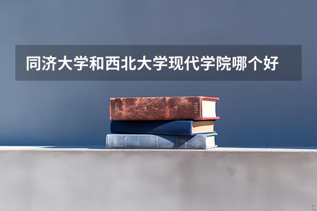 同济大学和西北大学现代学院哪个好 录取分数线对比
