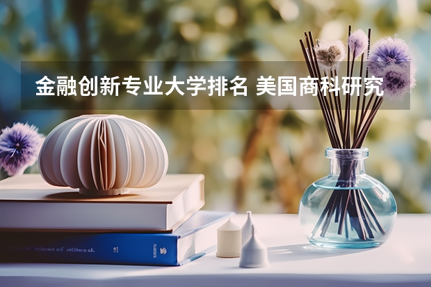 金融创新专业大学排名 美国商科研究生大学排名