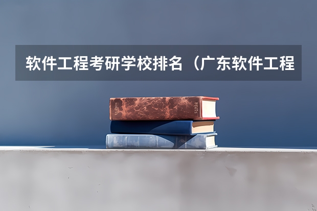 软件工程考研学校排名（广东软件工程专业大学排名）