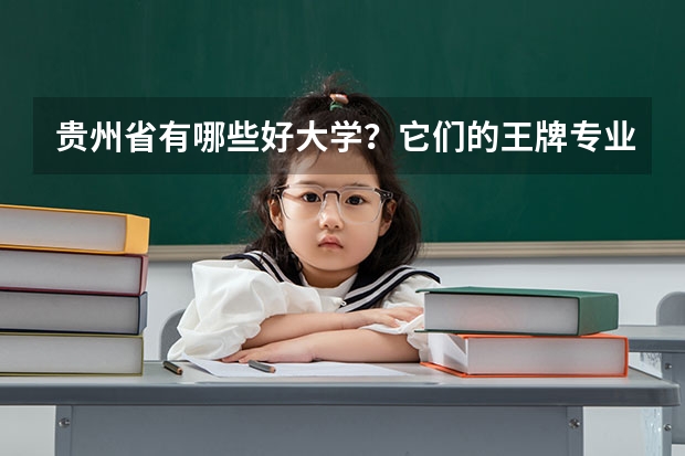 贵州省有哪些好大学？它们的王牌专业是哪些？
