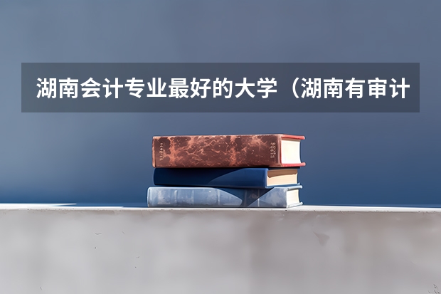 湖南会计专业最好的大学（湖南有审计专业的大专）