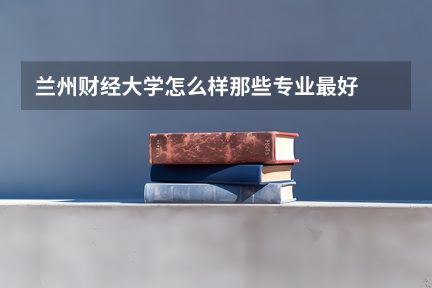 兰州财经大学怎么样那些专业最好