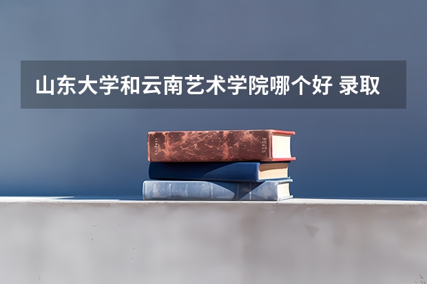 山东大学和云南艺术学院哪个好 录取分数线对比