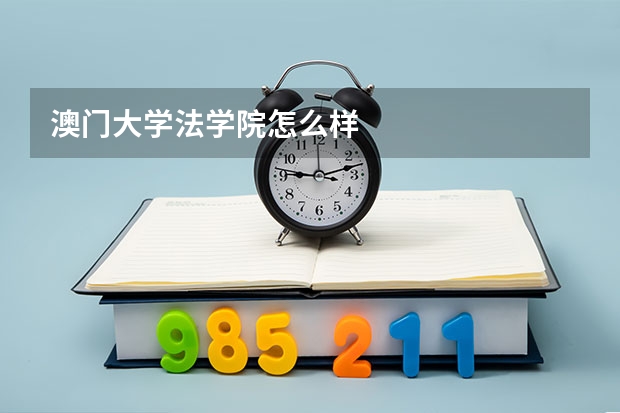 澳门大学法学院怎么样