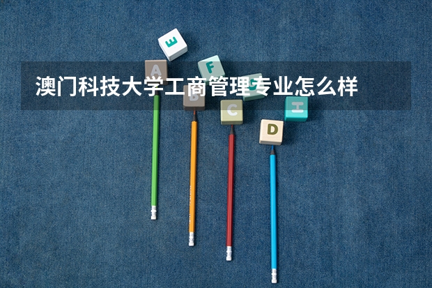澳门科技大学工商管理专业怎么样