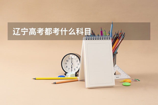 辽宁高考都考什么科目
