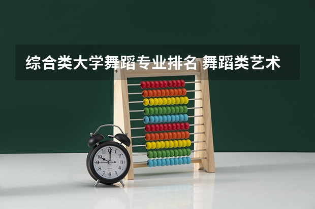 综合类大学舞蹈专业排名 舞蹈类艺术院校排名