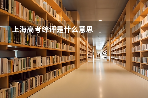 上海高考综评是什么意思
