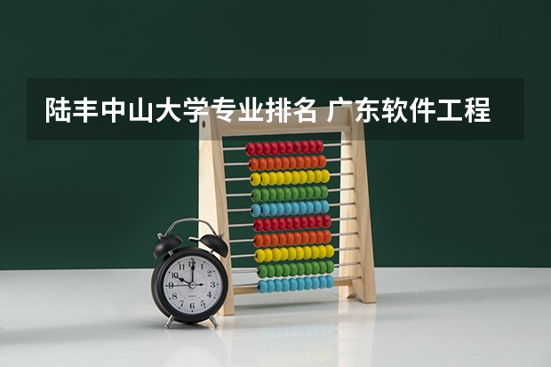 陆丰中山大学专业排名 广东软件工程专业大学排名