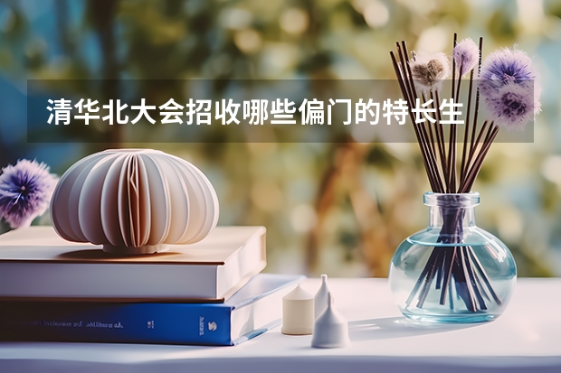 清华北大会招收哪些偏门的特长生