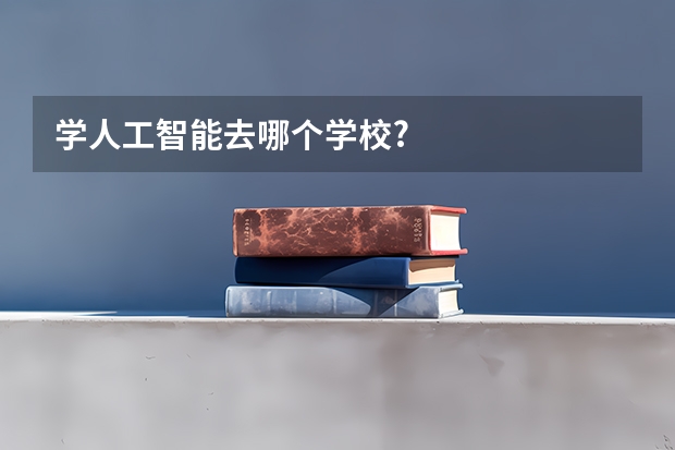 学人工智能去哪个学校?
