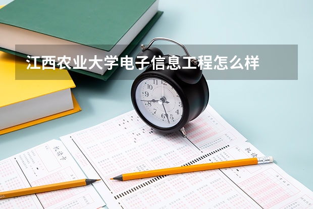 江西农业大学电子信息工程怎么样