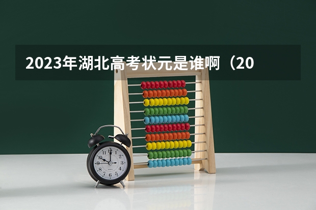 2023年湖北高考状元是谁啊（2023年湖北省理科状元是谁）