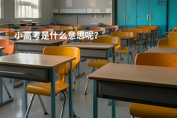 小高考是什么意思呢？