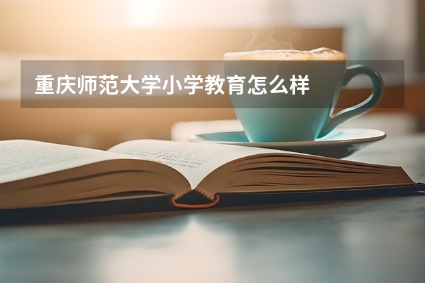 重庆师范大学小学教育怎么样