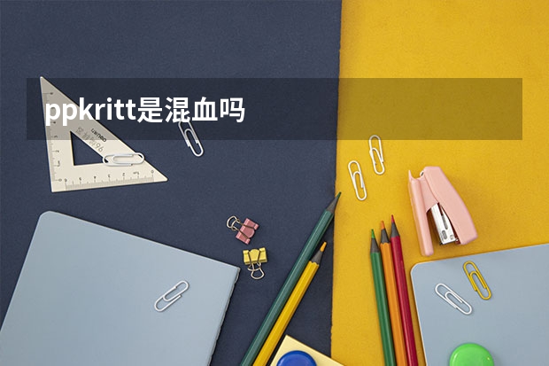 ppkritt是混血吗