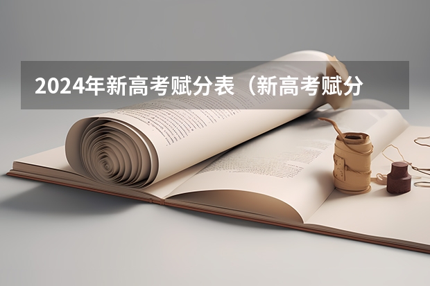 2024年新高考赋分表（新高考赋分规则）