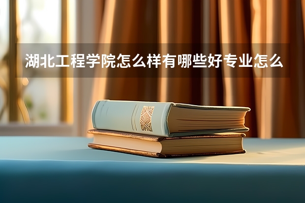 湖北工程学院怎么样有哪些好专业怎么样？好就业吗？是几本？排名如何？