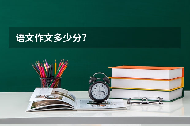 语文作文多少分?