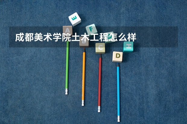 成都美术学院土木工程怎么样