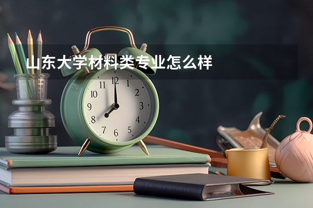 山东大学材料类专业怎么样