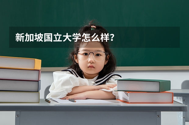 新加坡国立大学怎么样？