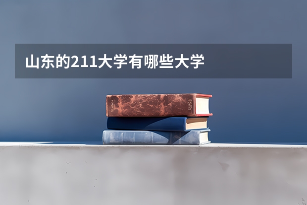 山东的211大学有哪些大学