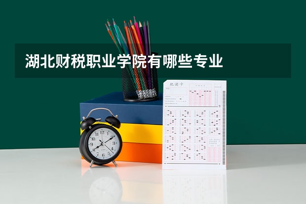湖北财税职业学院有哪些专业