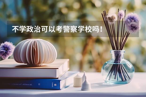 不学政治可以考警察学校吗！