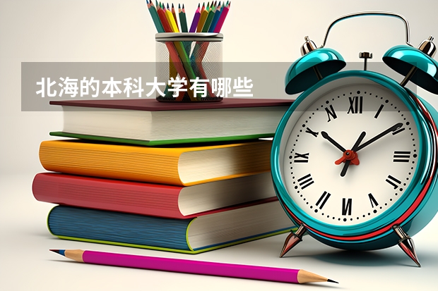 北海的本科大学有哪些