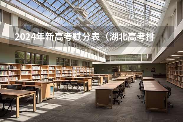 2024年新高考赋分表（湖北高考排名）