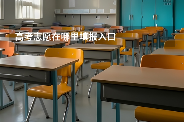 高考志愿在哪里填报入口