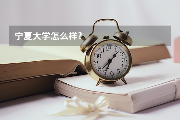 宁夏大学怎么样?