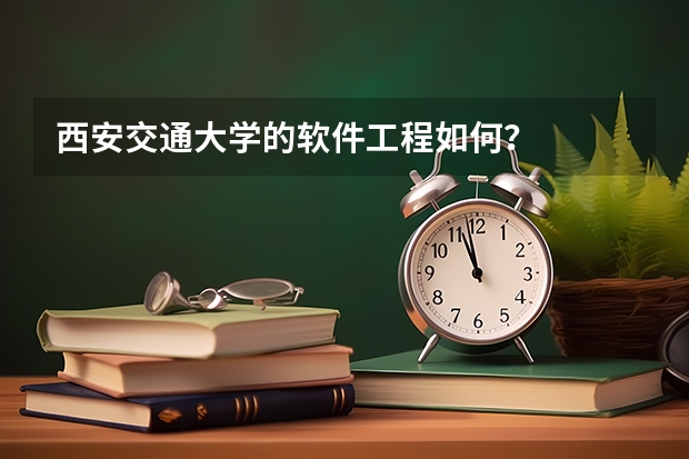 西安交通大学的软件工程如何？