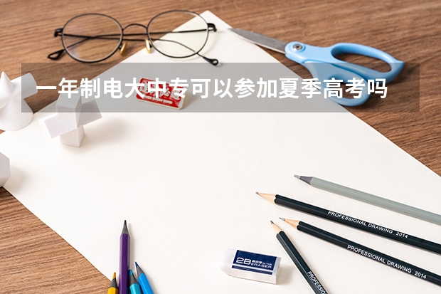 一年制电大中专可以参加夏季高考吗