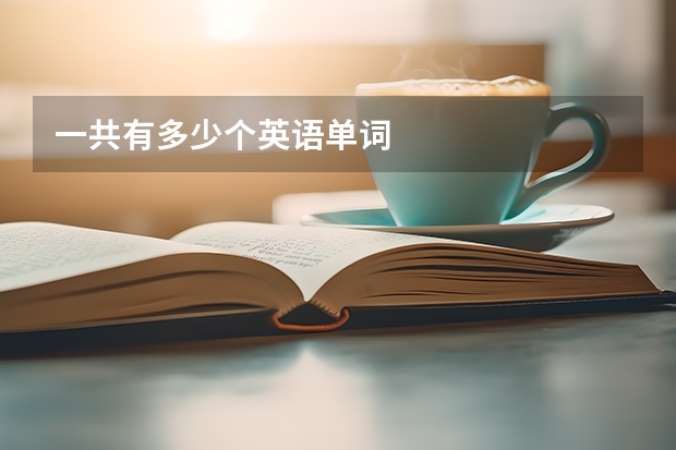 一共有多少个英语单词