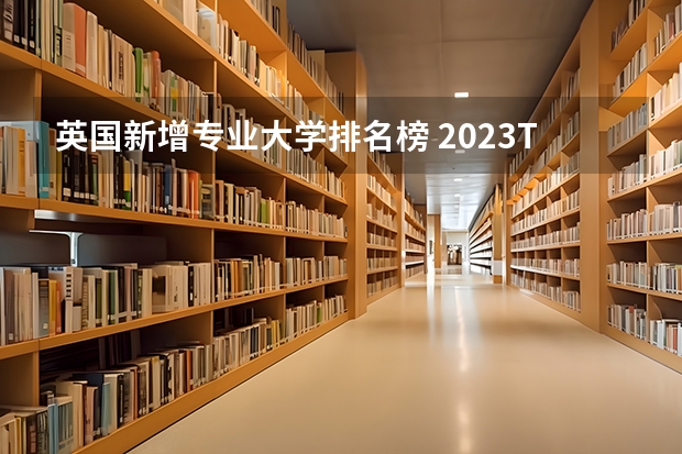 英国新增专业大学排名榜 2023TIMES英国大学化学工程专业排名