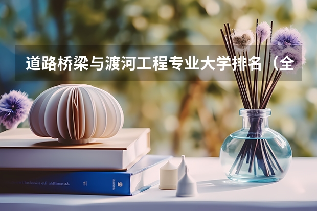 道路桥梁与渡河工程专业大学排名（全国铁路大学排名）