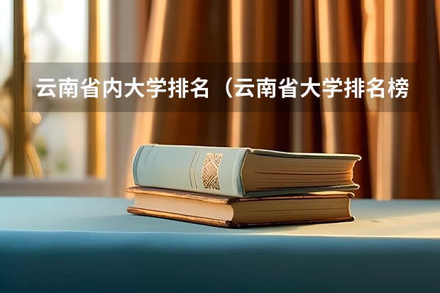 云南省内大学排名（云南省大学排名榜一览表）