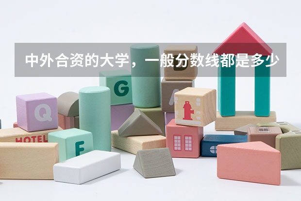 中外合资的大学，一般分数线都是多少？