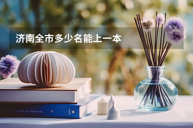 济南全市多少名能上一本